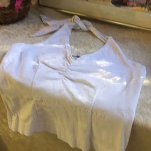 Super Cute White Halter
